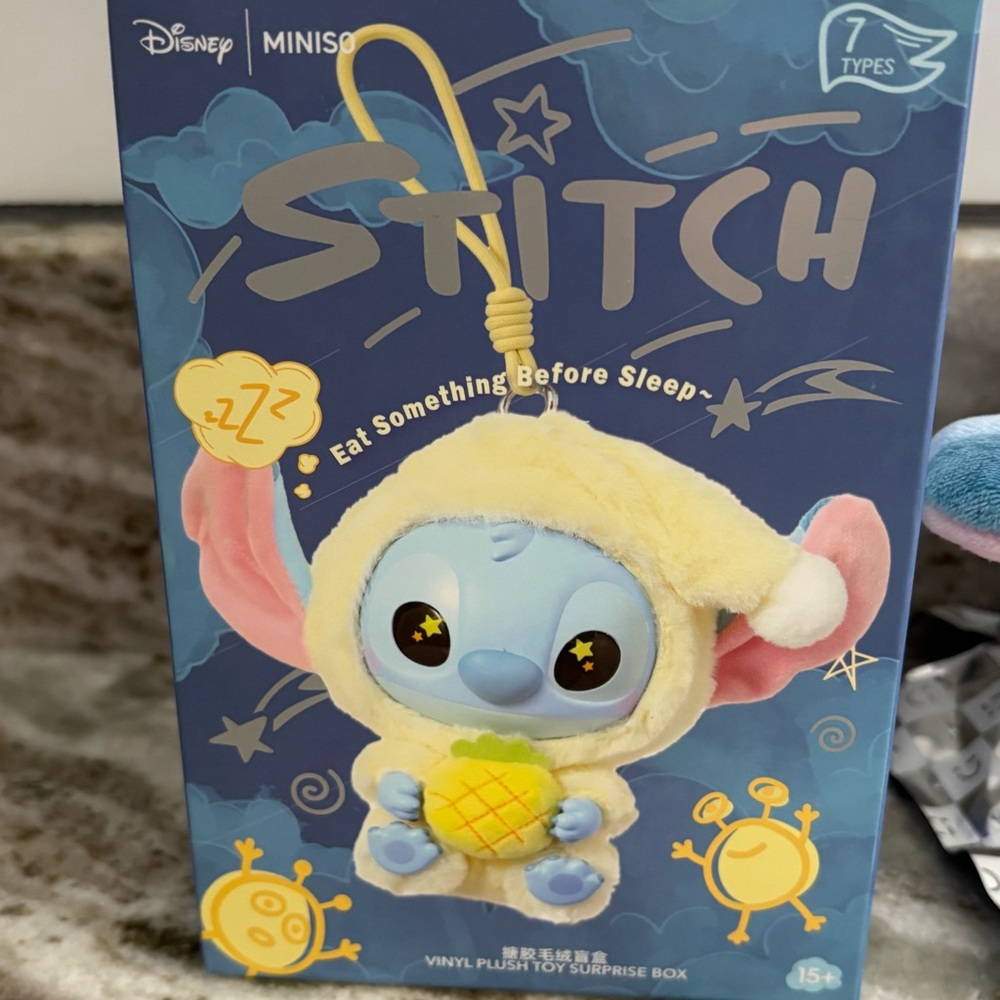 Disney Miniso Stitch Eat Something Before Sleep Pure Coconut Juice